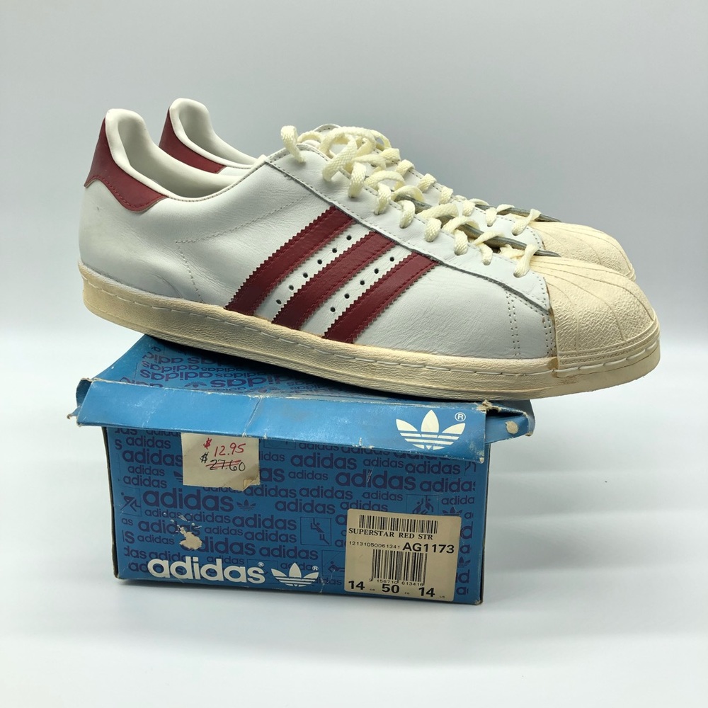 RARE Original Adidas Superstar Vintage 70's SZ 14